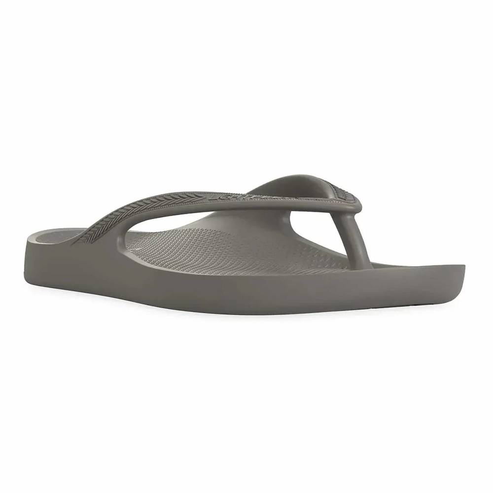 NEW LIGHTFEET men's arch support sandals in charcoal grey